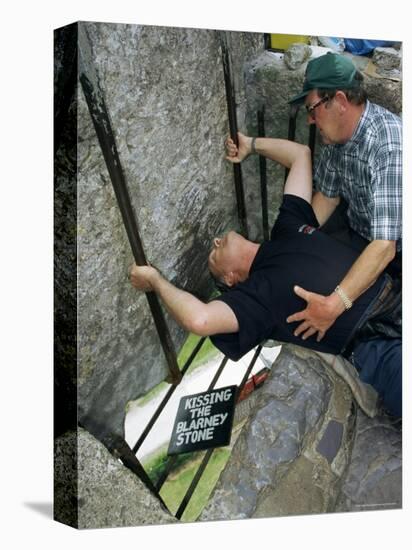 Kissing the Blarney Stone, County Cork, Munster, Eire (Republic of Ireland)-Julia Bayne-Premier Image Canvas