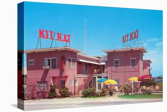 Kit Kat Vintage Motel-null-Stretched Canvas