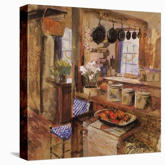 Kitchen I-Carney-Stretched Canvas