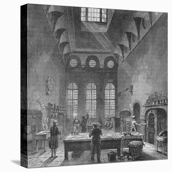 Kitchen of St James's Palace, Westminster, London, in the time of King George III, c1870 (1878)-Unknown-Premier Image Canvas