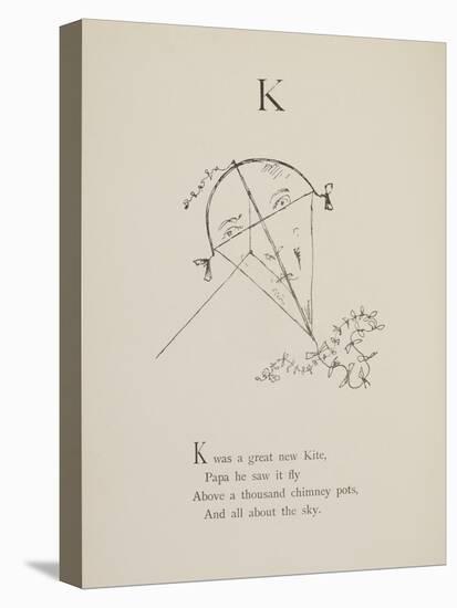 Kite Illustrations and Verses From Nonsense Alphabets Drawn and Written by Edward Lear.-Edward Lear-Premier Image Canvas