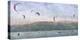Kite Surfers-Pete Kelly-Stretched Canvas