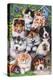 Kittens and Puppies in the Garden-Jenny Newland-Premier Image Canvas