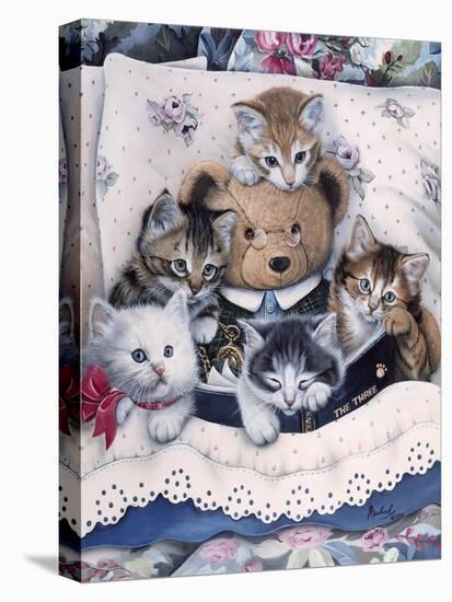 Kittens and Teddy Bear-Jenny Newland-Premier Image Canvas