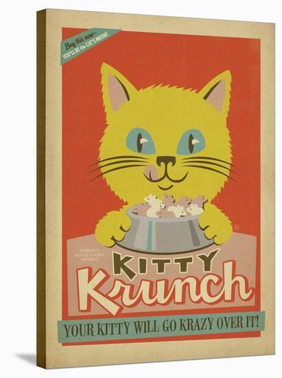 Kitty Krunch-Anderson Design Group-Stretched Canvas