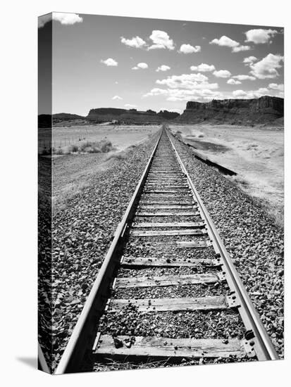 Klan00088 Moab Train Tracks Desert Landscape Utah-Kevin Lange-Premier Image Canvas