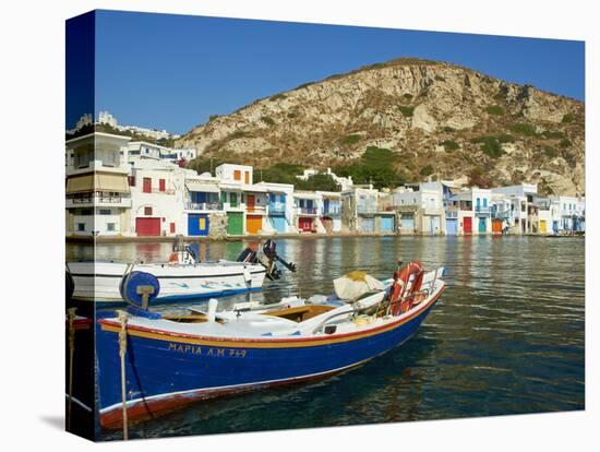 Klima, Old Fishing Village, Milos Island, Cyclades Islands, Greek Islands, Aegean Sea, Greece, Euro-Tuul-Premier Image Canvas