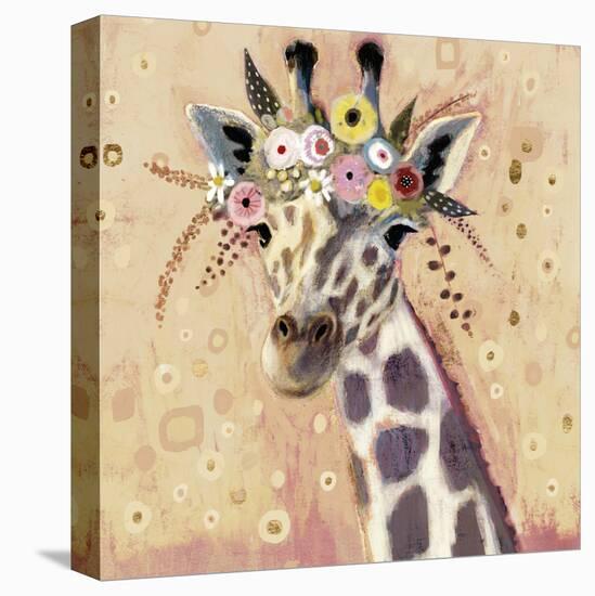 Klimt Giraffe I-null-Stretched Canvas