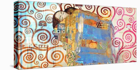 Klimt's Embrace 2.0-Eric Chestier-Stretched Canvas