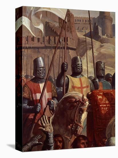 Knights, from Battle of Ascalon, 18 November 1177-Charles-Philippe Lariviere-Premier Image Canvas