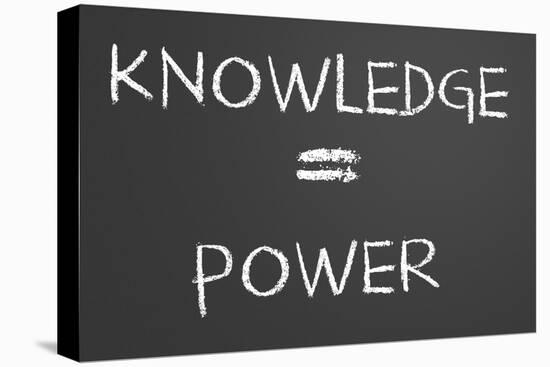 Knowledge Is Power-IJdema-Stretched Canvas