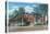 Knoxville, Tennessee - Exterior View of Knoxville High School-Lantern Press-Stretched Canvas