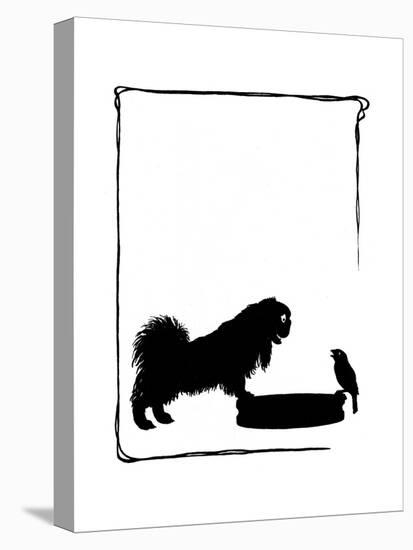 Koko the Pekinese Dog with Jack Sparrow-Mary Baker-Premier Image Canvas