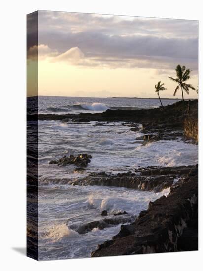 Kona Coastline, Island of Hawaii, USA-Savanah Stewart-Premier Image Canvas