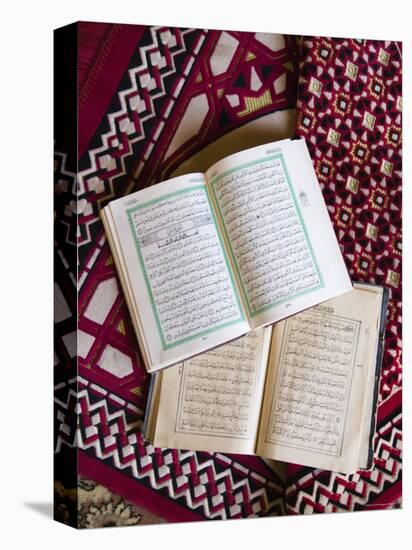 Koran in the Al Minitrib Fort Mosque, Sharqiya Region, Oman-Walter Bibikow-Premier Image Canvas