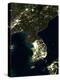 Korea At Night, Satellite Image-PLANETOBSERVER-Premier Image Canvas