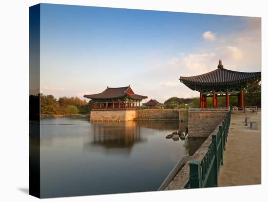 Korea, Gyeongsangbuk-Do, Gyeongju, Anapji Pond-Jane Sweeney-Premier Image Canvas