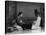 Korean Man and Woman Playing a Game Photograph - Korea-Lantern Press-Stretched Canvas