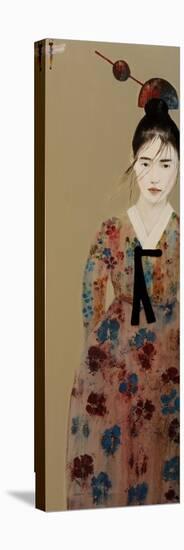 Korean Princess with Dragonflies study 2; 2017-Susan Adams-Premier Image Canvas