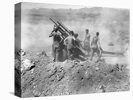 Korean War: Artillery-null-Premier Image Canvas