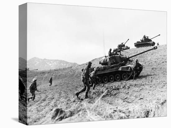Korean War: Infantrymen-null-Premier Image Canvas