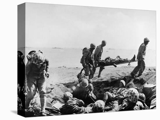 Korean War: Wounded-null-Premier Image Canvas