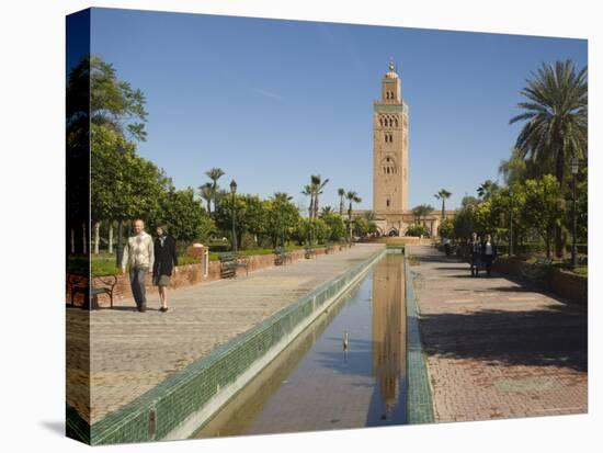 Koutoubia Minaret, Marrakesh, Morocco, North Africa, Africa-Christian Kober-Premier Image Canvas