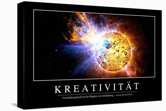 Kreativität: Motivationsposter Mit Inspirierendem Zitat-null-Premier Image Canvas