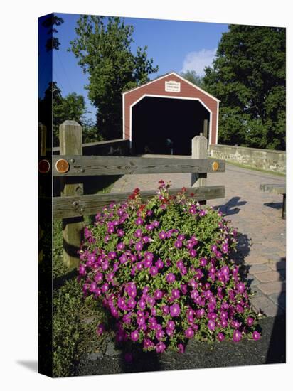 Kreidersville Covered Bridge, Northampton County, Pennsylvania, USA-null-Premier Image Canvas