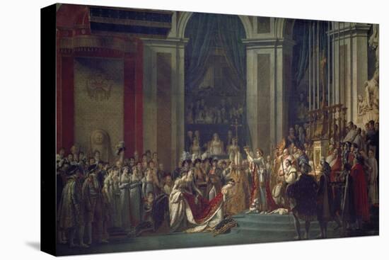 Kroenung Napoleons I. Und Josephines in Notre Dame Paris Mit Papst Pius Vii-Jacques-Louis David-Premier Image Canvas