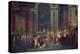 Kroenung Napoleons I. Und Josephines in Notre Dame Paris Mit Papst Pius Vii-Jacques-Louis David-Premier Image Canvas