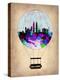 Kuala Lumpur Air Balloon-NaxArt-Stretched Canvas