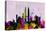 Kuala Lumpur City Skyline-NaxArt-Stretched Canvas