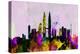 Kuala Lumpur City Skyline-NaxArt-Stretched Canvas