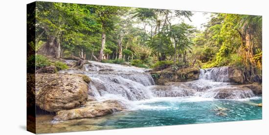 Kuang Si Falls, Luang Prabang, Laos-Pangea Images-Stretched Canvas