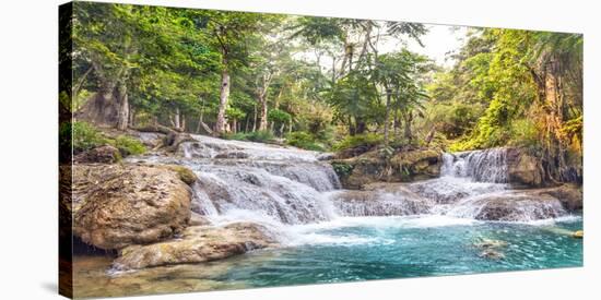 Kuang Si Falls, Luang Prabang, Laos-Pangea Images-Stretched Canvas