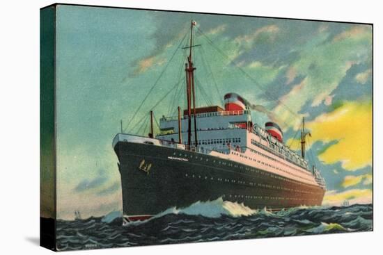 Künstler United States Lines, Dampfschiff Washington-null-Premier Image Canvas