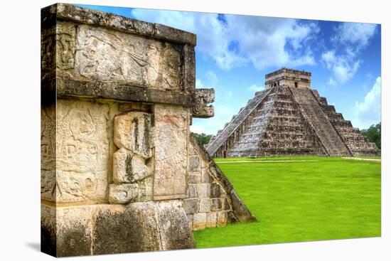 Kukulkan Pyramid of Chichen Itza in Mexico, One of 7 New Wonders-Patryk Kosmider-Premier Image Canvas