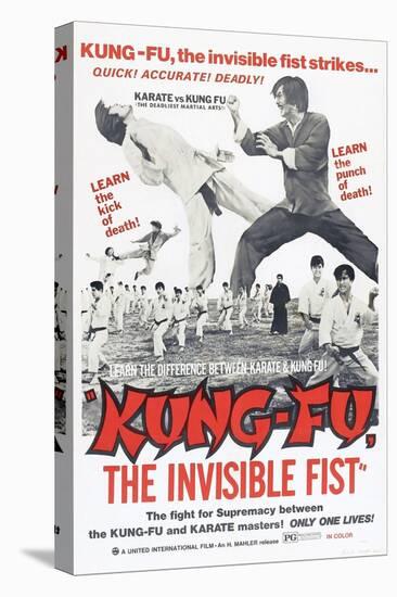 Kung-Fu, the Invisible Fist, Ca. 1974-null-Stretched Canvas