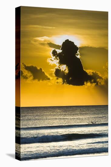 Kuta, Sundown with Clouds at the Kuta Beach-Christoph Mohr-Premier Image Canvas