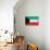 Kuwait Flag Design with Wood Patterning - Flags of the World Series-Philippe Hugonnard-Stretched Canvas displayed on a wall