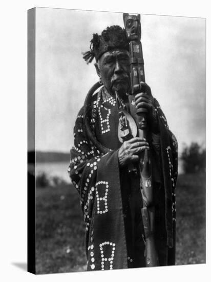 Kwakiutl Chief, C1914-Edward S. Curtis-Premier Image Canvas