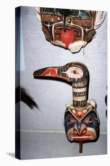 Kwakiutl Diver Mask, with beak, Pacific Northwest, North American Indian-Unknown-Premier Image Canvas