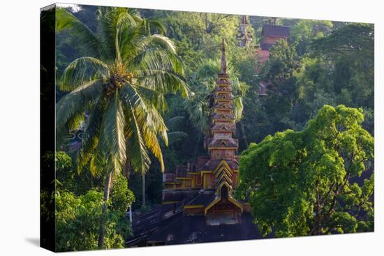 Kyaik Than Lan Pagoda, Mawlamyine (Moulmein), Myanmar (Burma), Asia-Nathalie Cuvelier-Premier Image Canvas