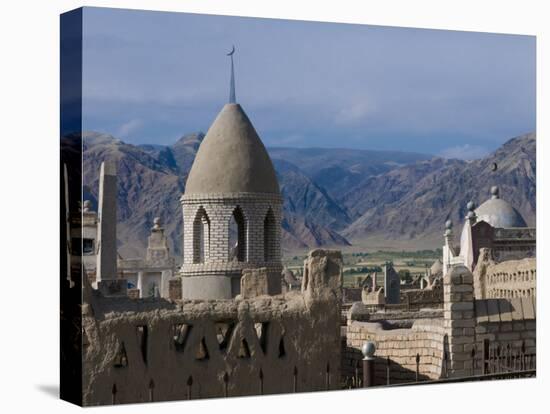 Kyrgyz Cemetery, Naryn, Kyrgyzstan, Central Asia-Michael Runkel-Premier Image Canvas