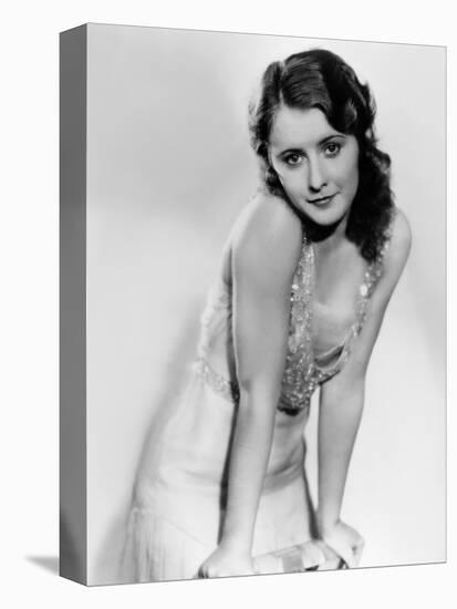 L'actrice americaine Barbara Stanwyck (1907- 1990) (b/w photo)-null-Stretched Canvas