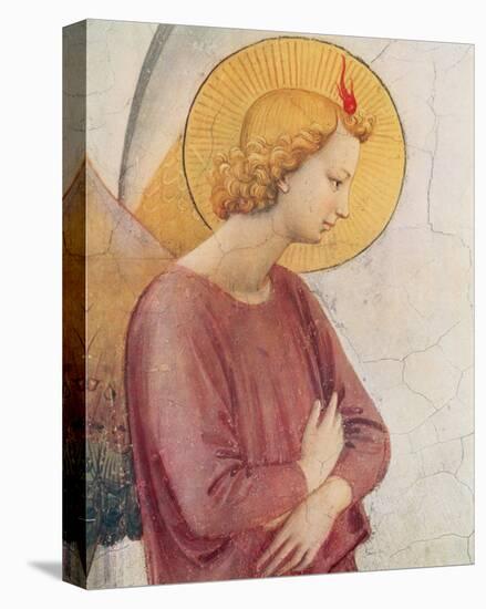 L'Angelo Annunziante, c.1387-1455 (detail)-Fra Angelico-Stretched Canvas