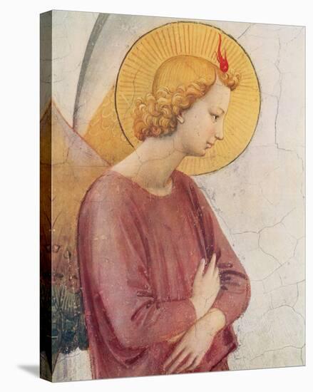 L'Angelo Annunziante, c.1387-1455 (detail)-Fra Angelico-Stretched Canvas