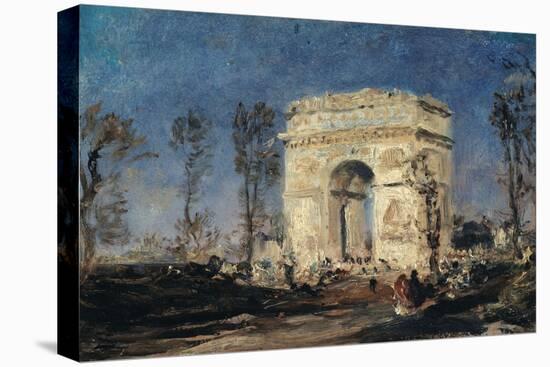 L'Arc de Triomphe de l'Etoile-Félix Ziem-Premier Image Canvas