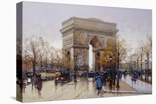 L'Arc De Triomphe, Paris-Eugene Galien-Laloue-Premier Image Canvas